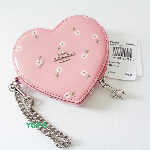 coach heart purse